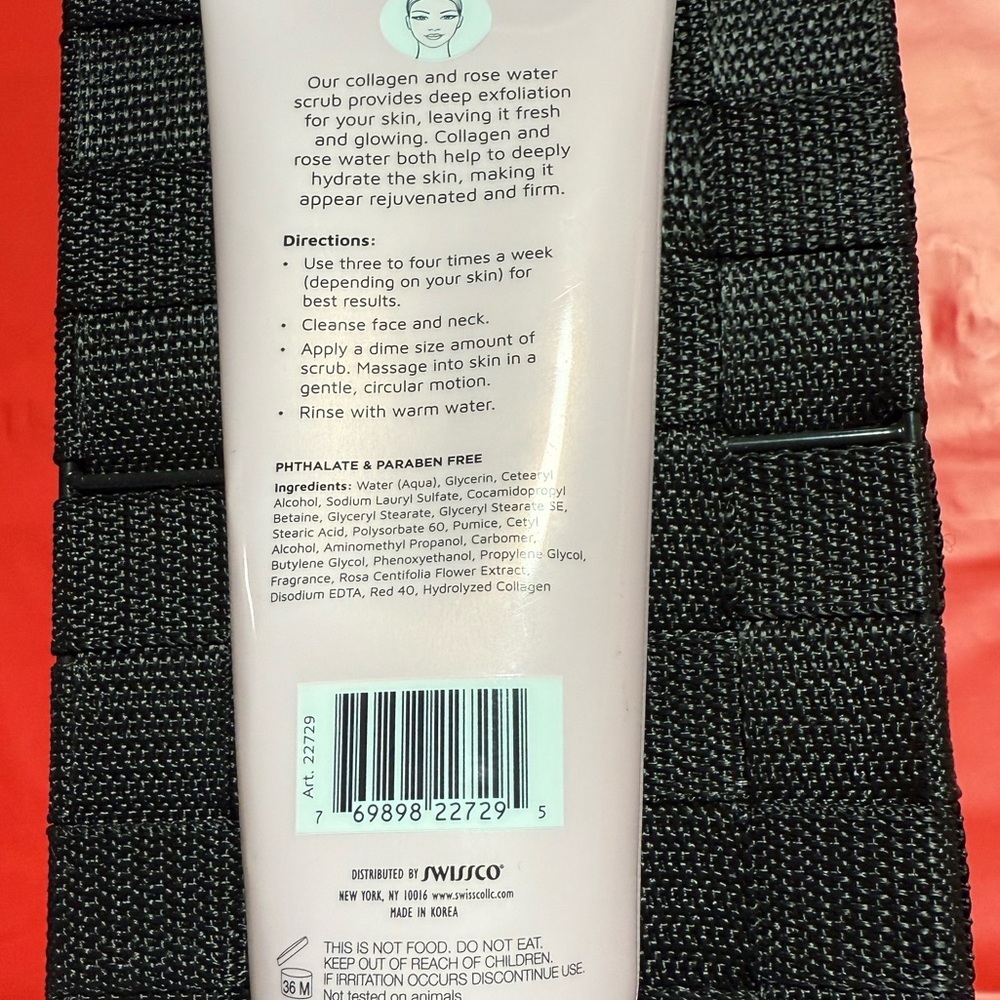 PRECISIÓN BEAUTY Skin care Anti-Aging Collagen & Rose Water Face Scrub - White - Picture 4 of 7